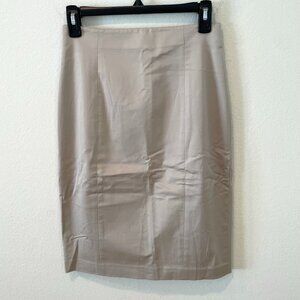 Ann Taylor Women's Skirt, Beige - Size: 0